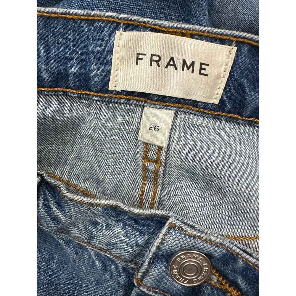FRAME DENIM NWT The Midaxi Denim Midi Skirt with Angle Seam // 26 - Picture 4 of 10